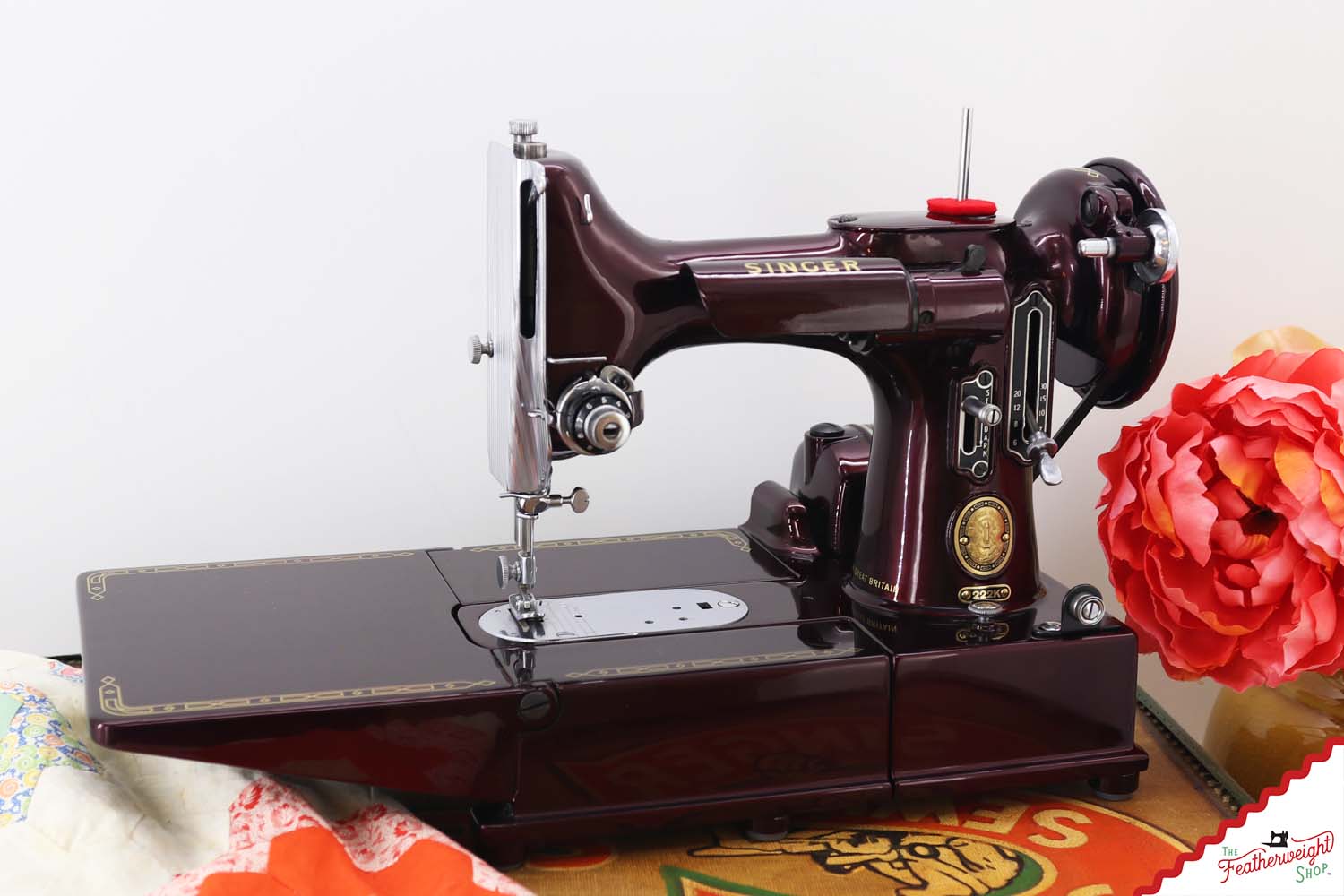 Singer Featherweight 222K - EK63118* - Fully Restored in Brandywine