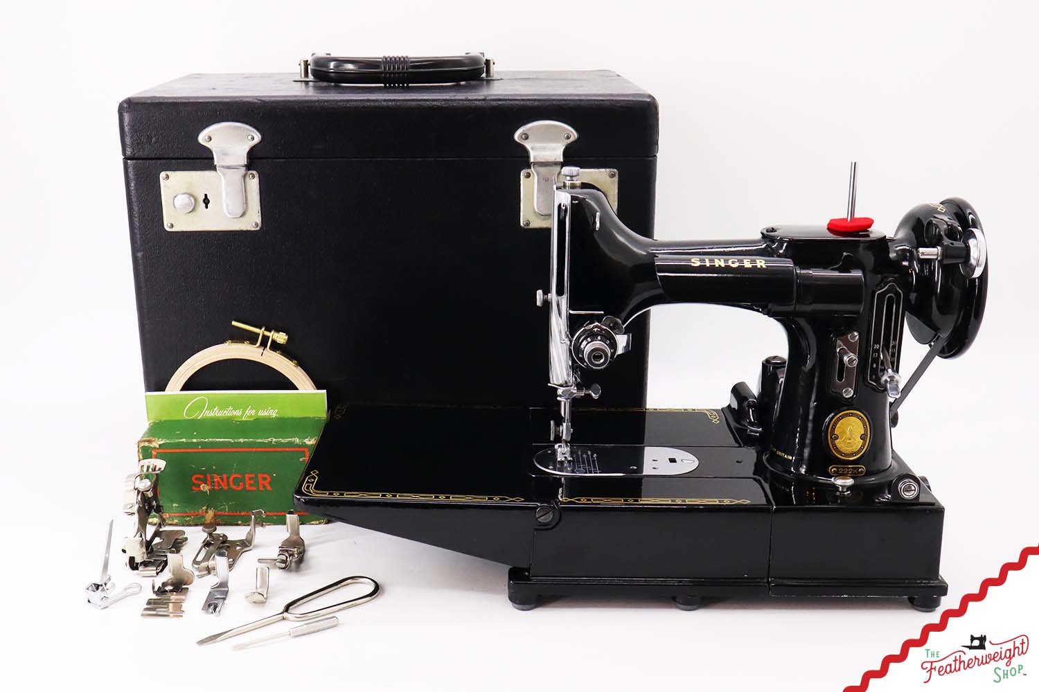 Singer Featherweight 222K Sewing Machine - EJ62309*, 1954
