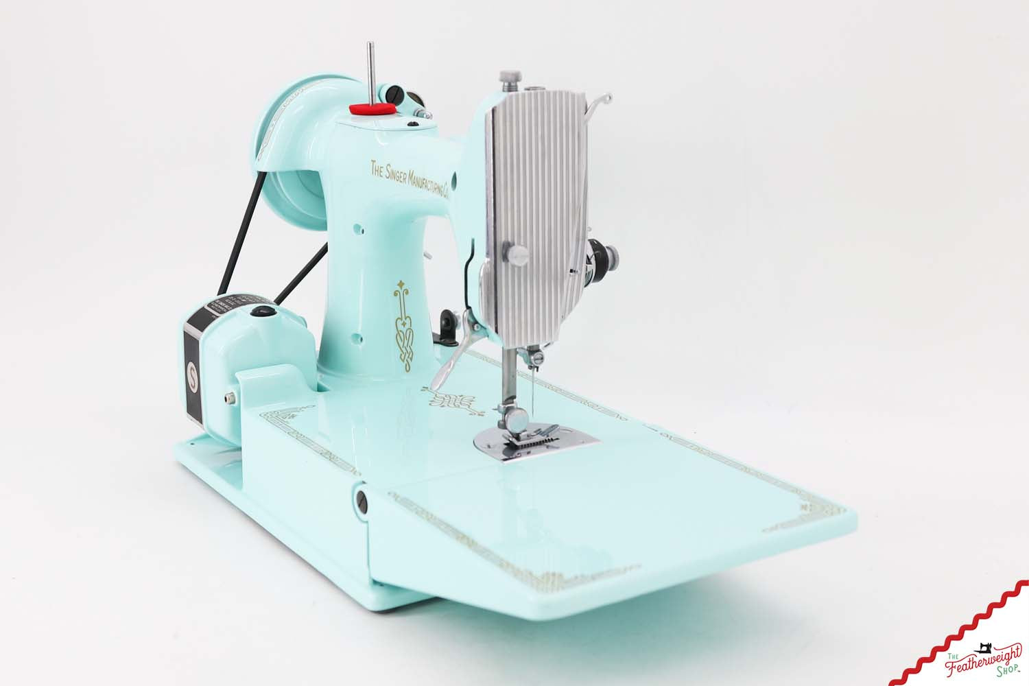 Singer Featherweight 221 AH640*** - Fully Restored in Snowflake Blue