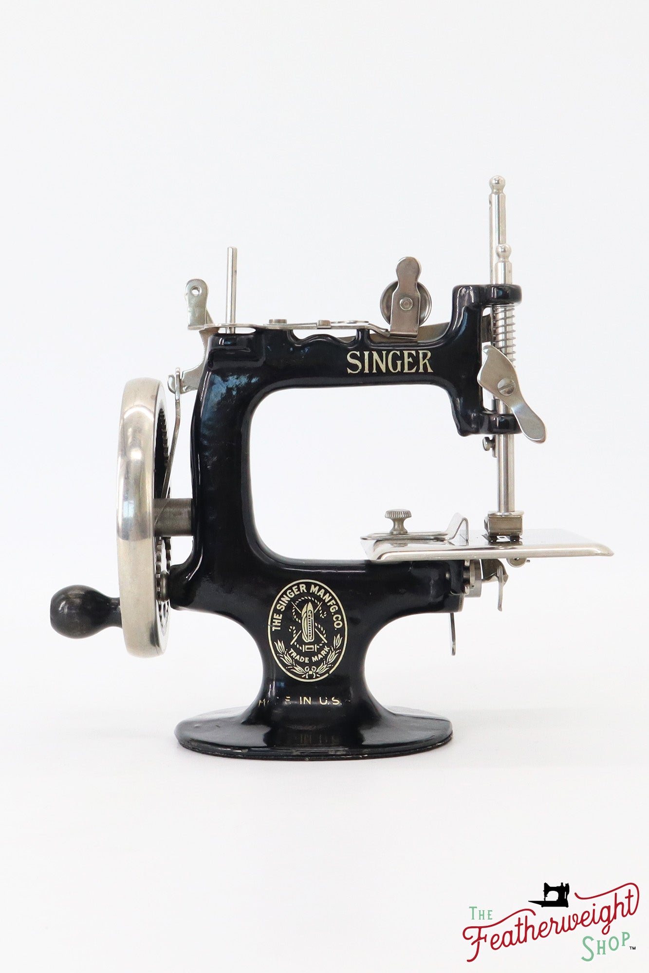 Singer Sewhandy Model 20, Black - Made in U.S.A. Decal - September 2023 Faire