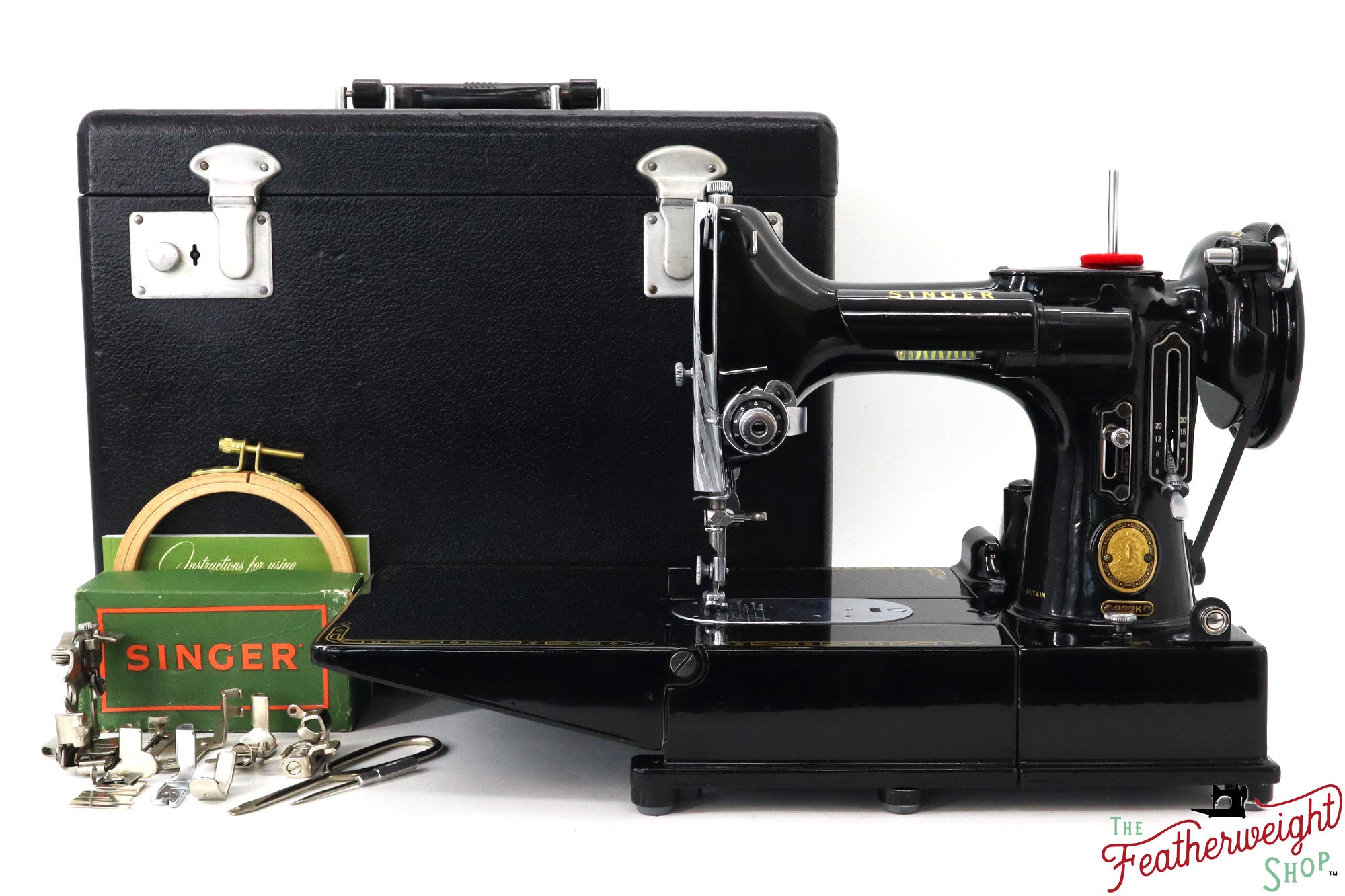 Singer Featherweight 222K Sewing Machine - EK3289**, 1955