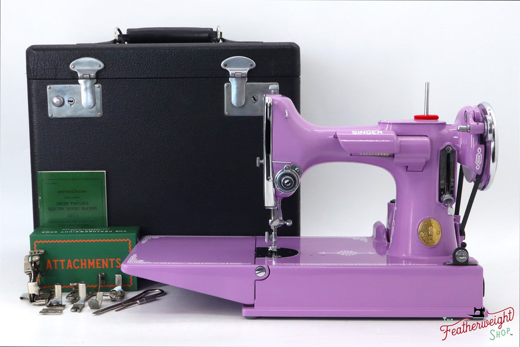 Singer Featherweight 221 AE542*** - Fully Restored in Lilac