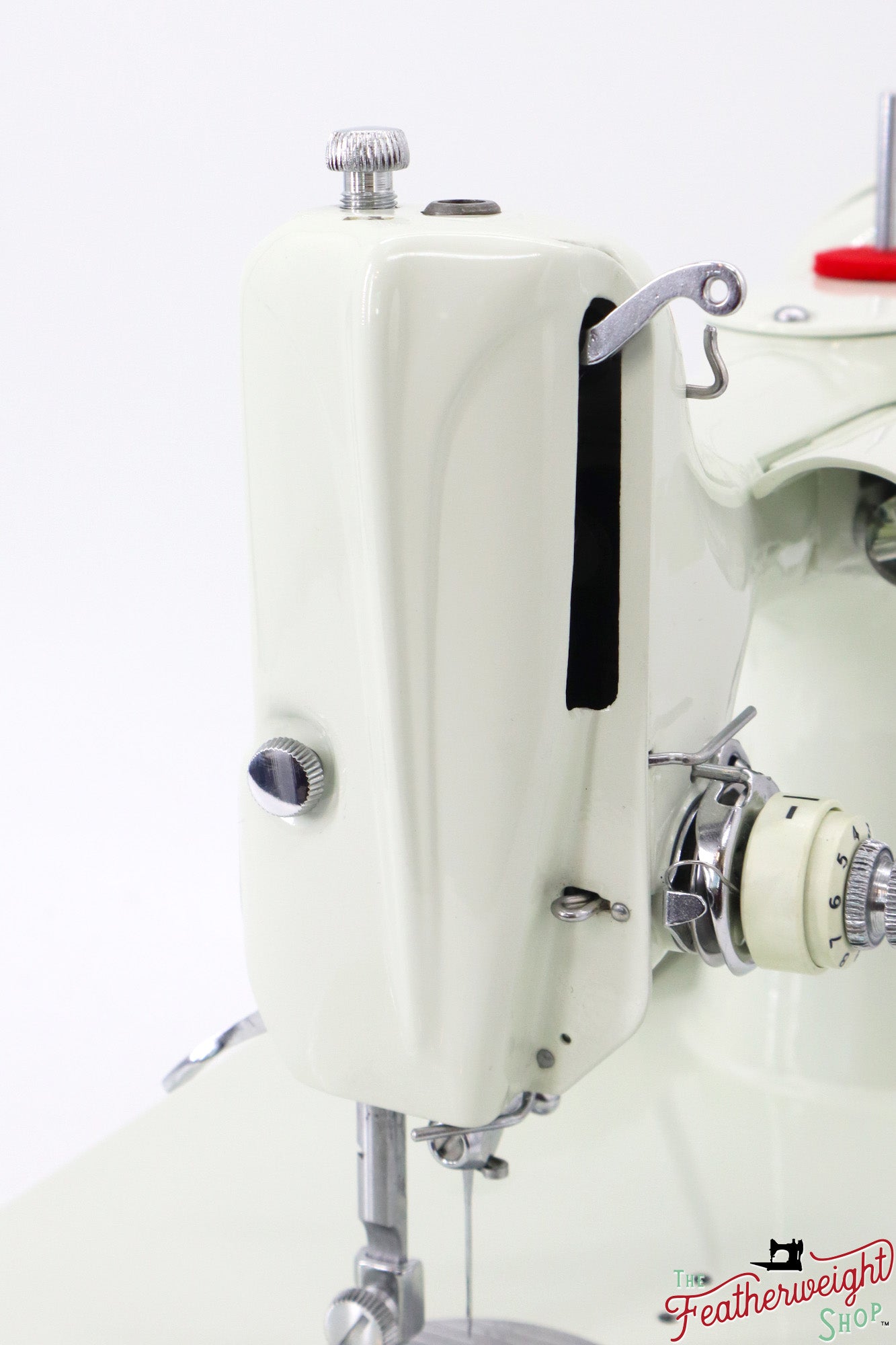 Singer Featherweight 221K Sewing Machine, British WHITE EV988***