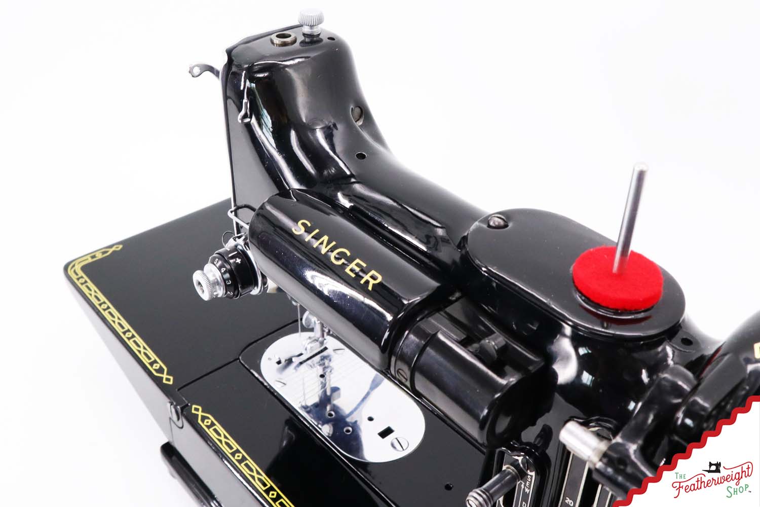 Singer Featherweight 222K Sewing Machine, Red 'S' - ER3179** - 1960