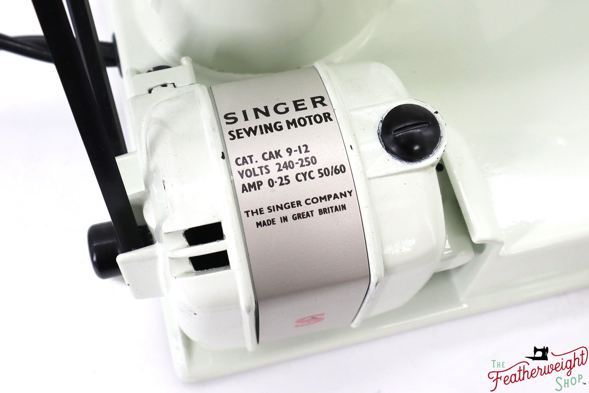 Singer Featherweight 221K Sewing Machine, British WHITE EV988***