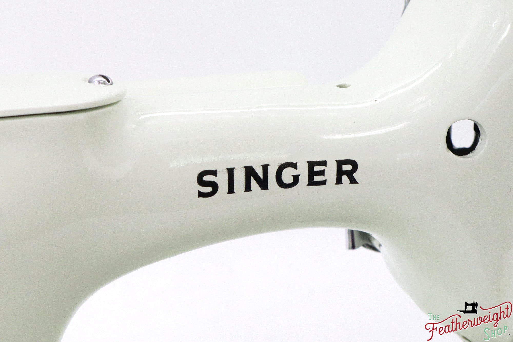 Singer Featherweight 221K Sewing Machine, British WHITE EV988***