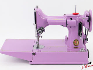 Load image into Gallery viewer, Singer Featherweight 221K, Red &#39;S&#39;, ES2430** - Fully Restored in Lilac