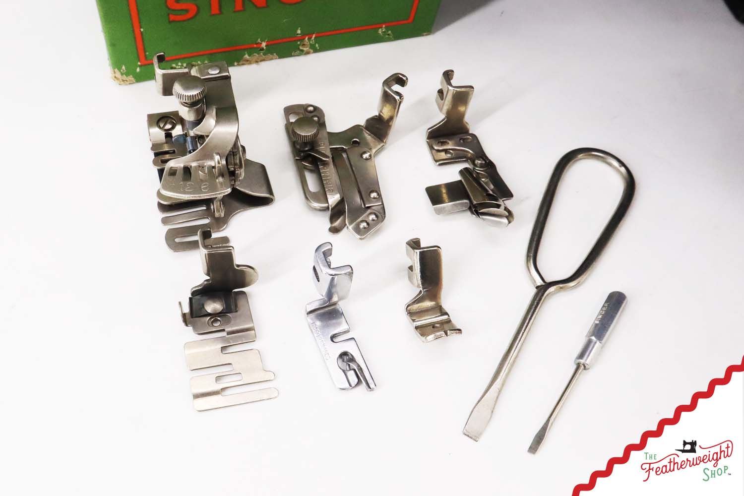 Singer Featherweight 221K Centennial, EG306***, RARE Great Britain Decal