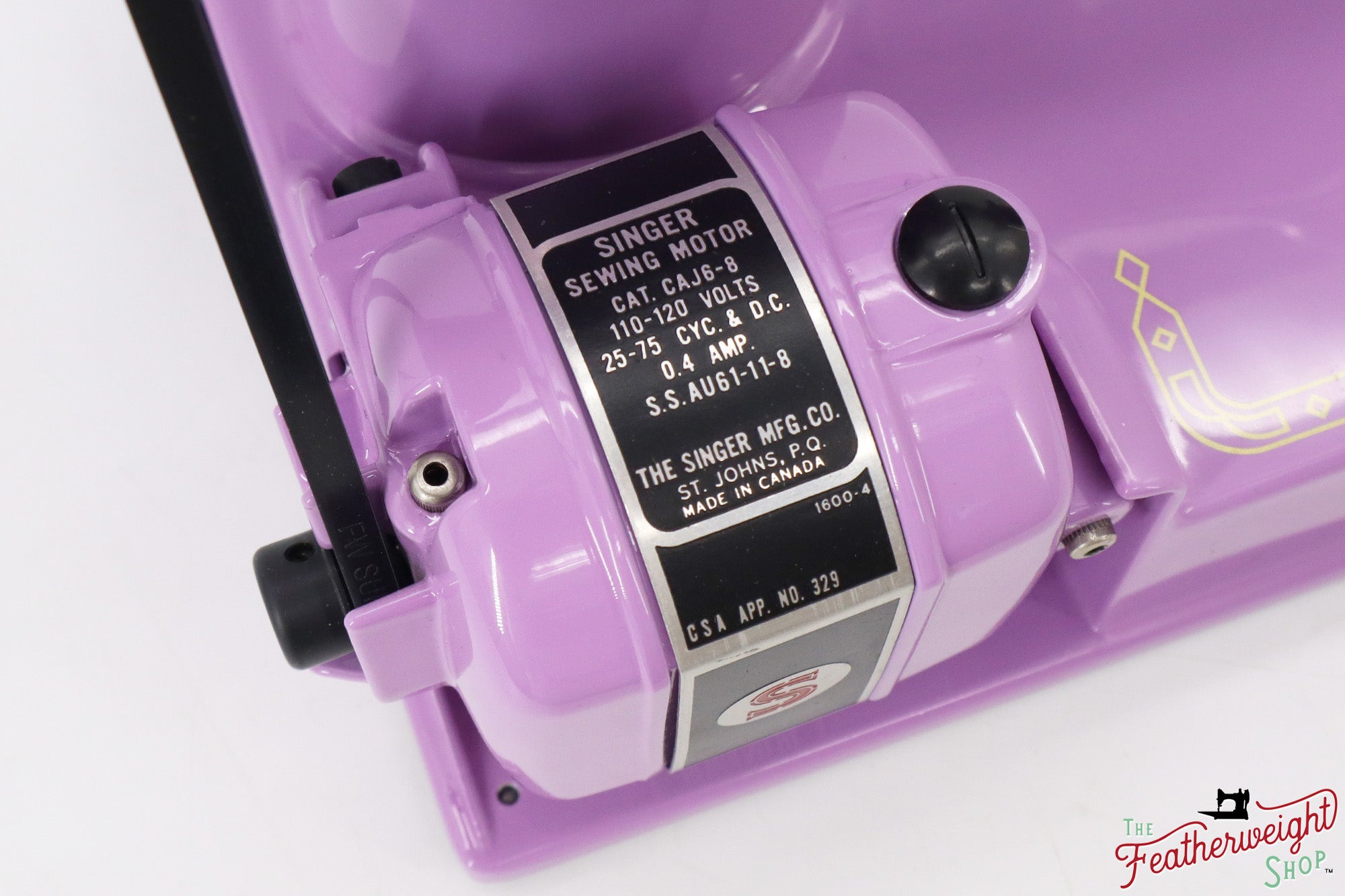 Singer Featherweight 221K, Red 'S', ES2430** - Fully Restored in Lilac