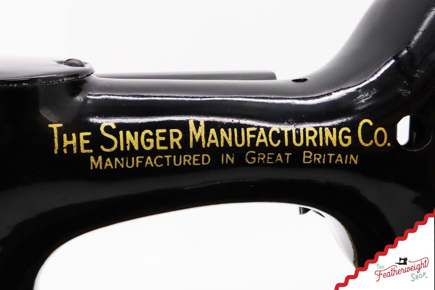 Singer Featherweight 221K Centennial, EG306***, RARE Great Britain Decal