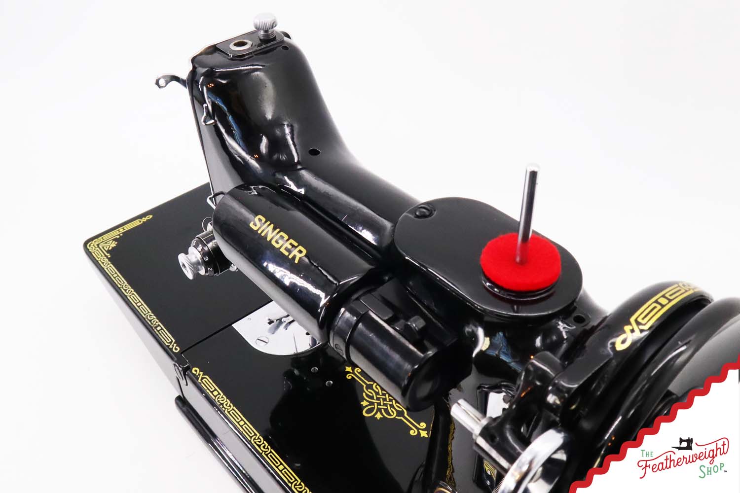 Singer Featherweight 221K Centennial, EG306***, RARE Great Britain Decal