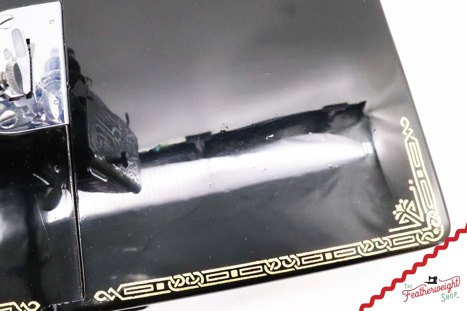 Singer Featherweight 221K Centennial, EG306***, RARE Great Britain Decal