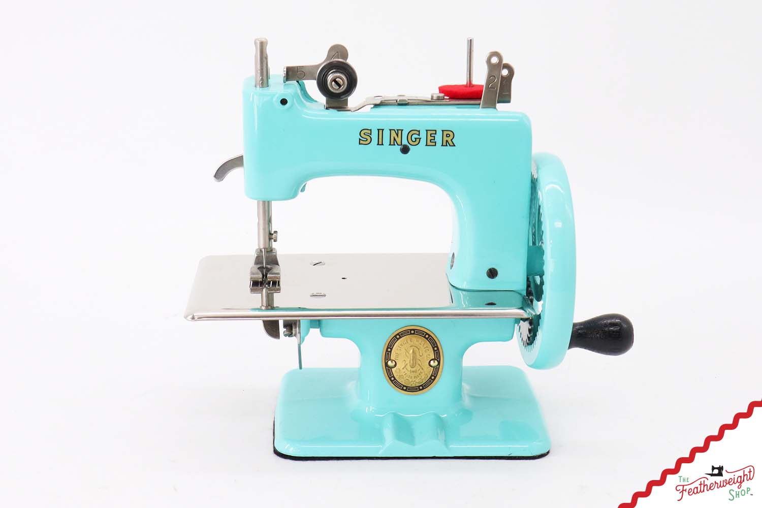 Singer Sewhandy Model 20 - Fully Restored in Tiffany Blue - Holiday Faire 2025