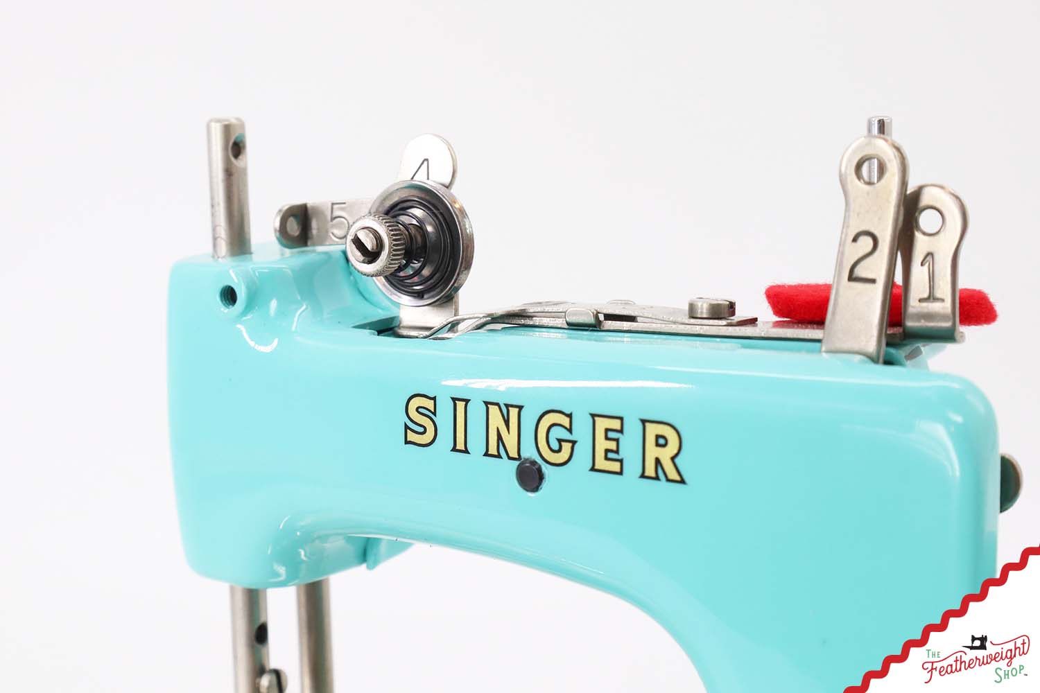 Singer Sewhandy Model 20 - Fully Restored in Tiffany Blue - Holiday Faire 2025