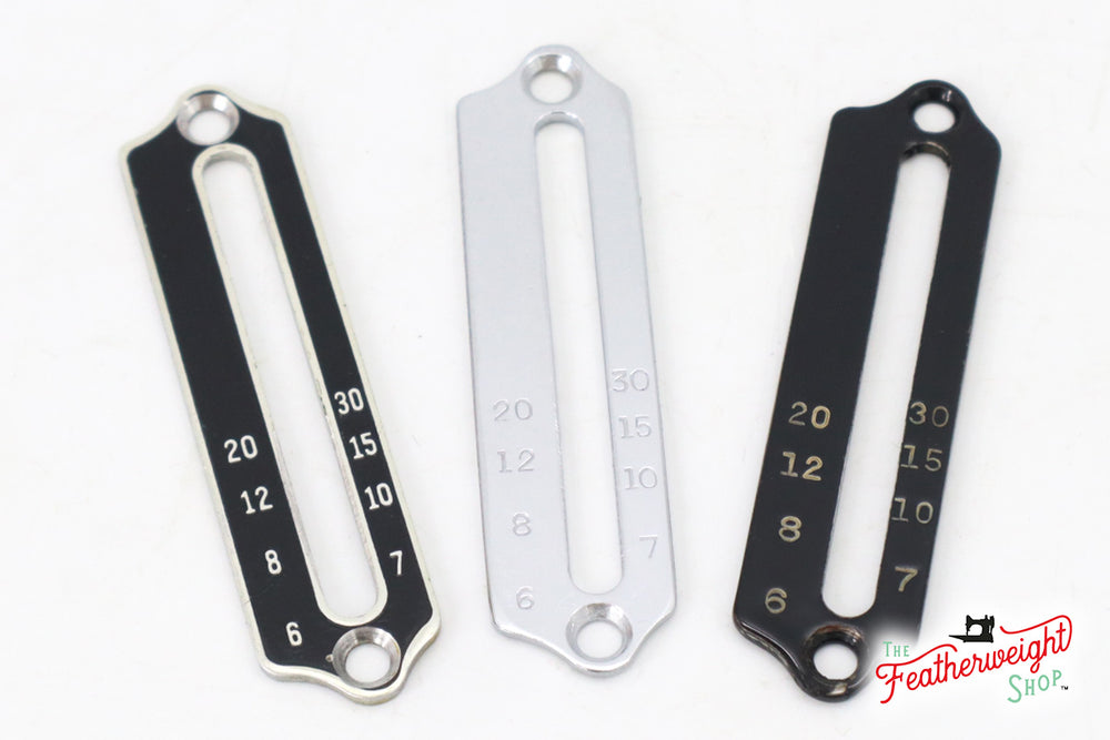 Screw Distance Indicator Stitch Length Indicator & Screws for the Singer Featherweight (Vintage ...
