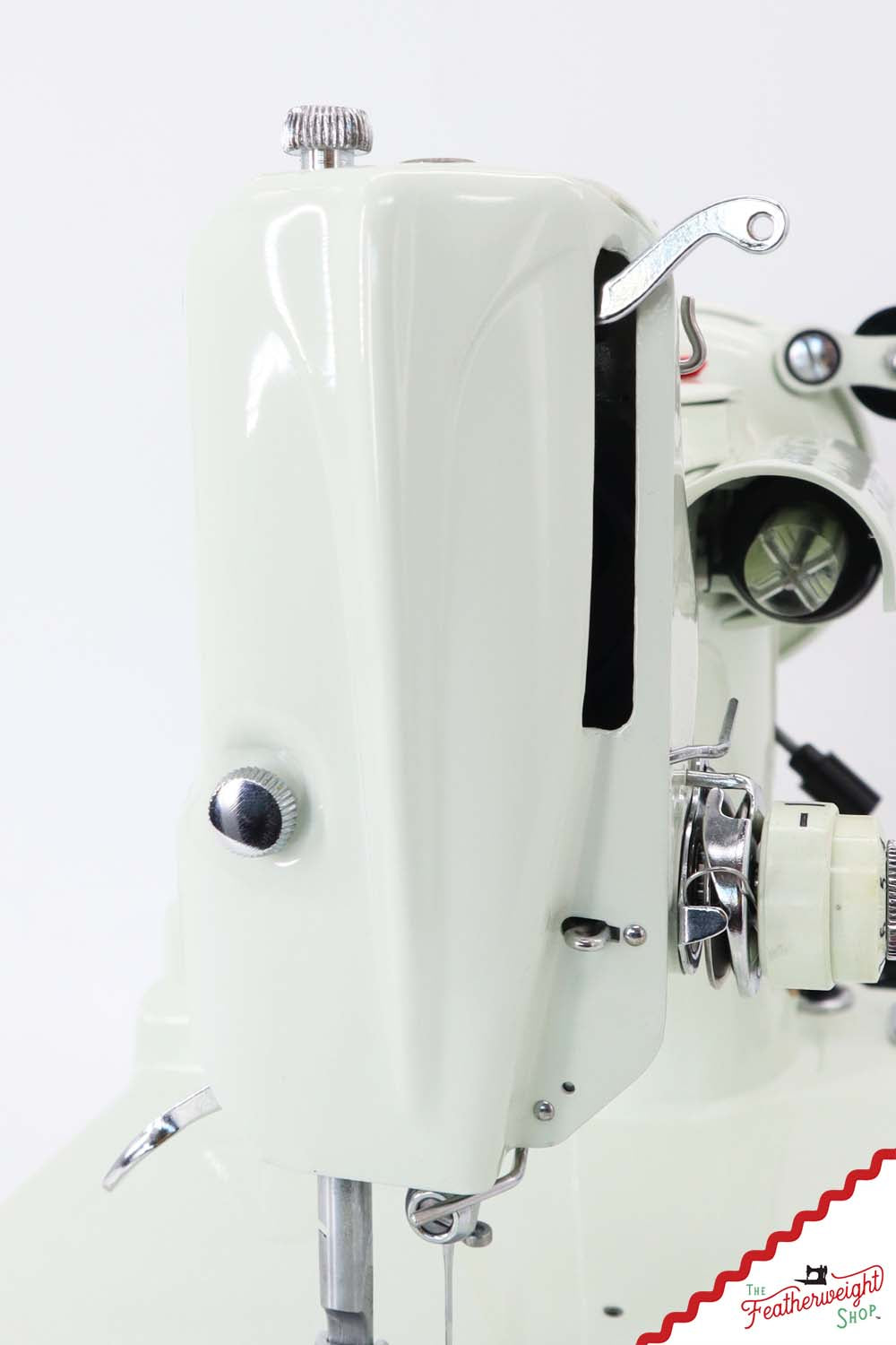 Singer Featherweight 221K Sewing Machine, British WHITE EV98612*