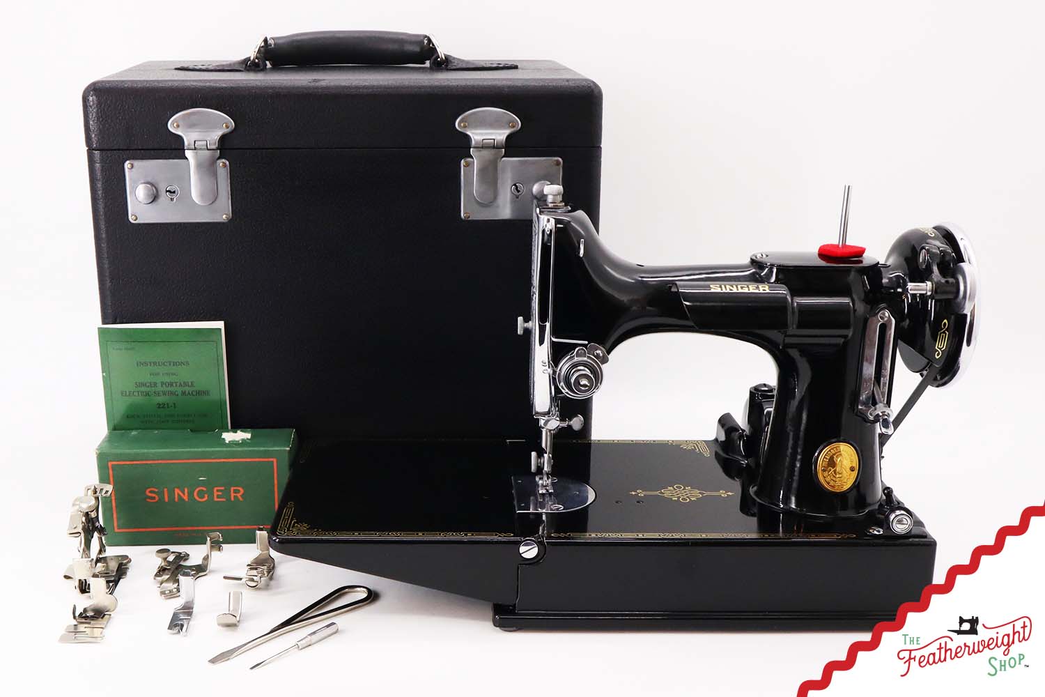 Singer Featherweight 221 Sewing Machine, AE5455** - 1937
