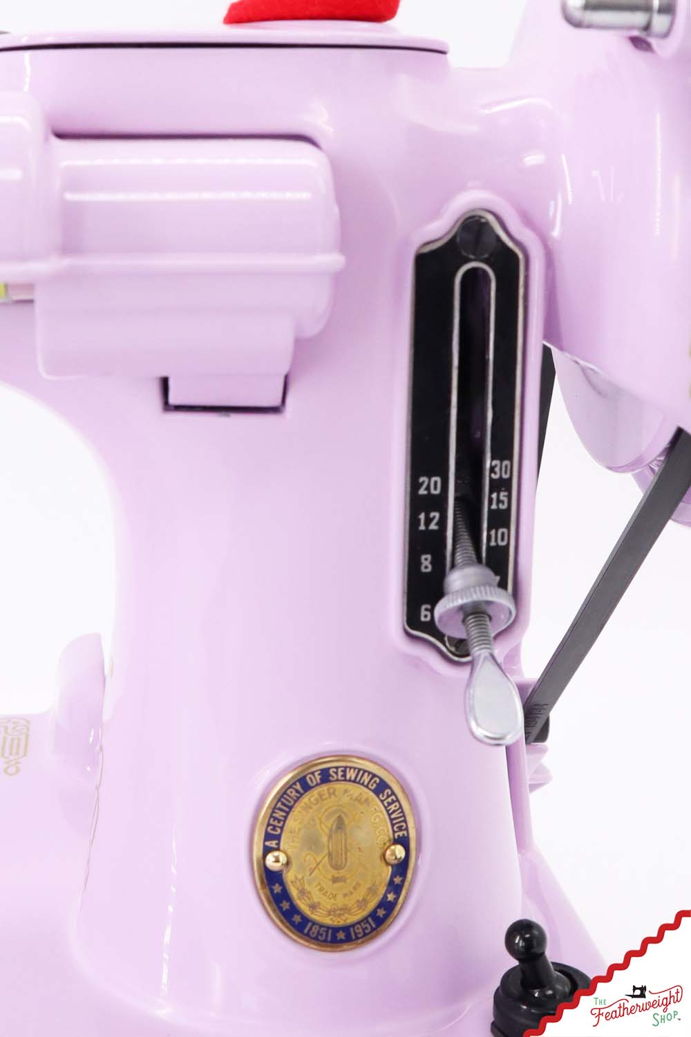 Singer Featherweight 221, Centennial - AJ890*** - Fully Restored in Wisteria