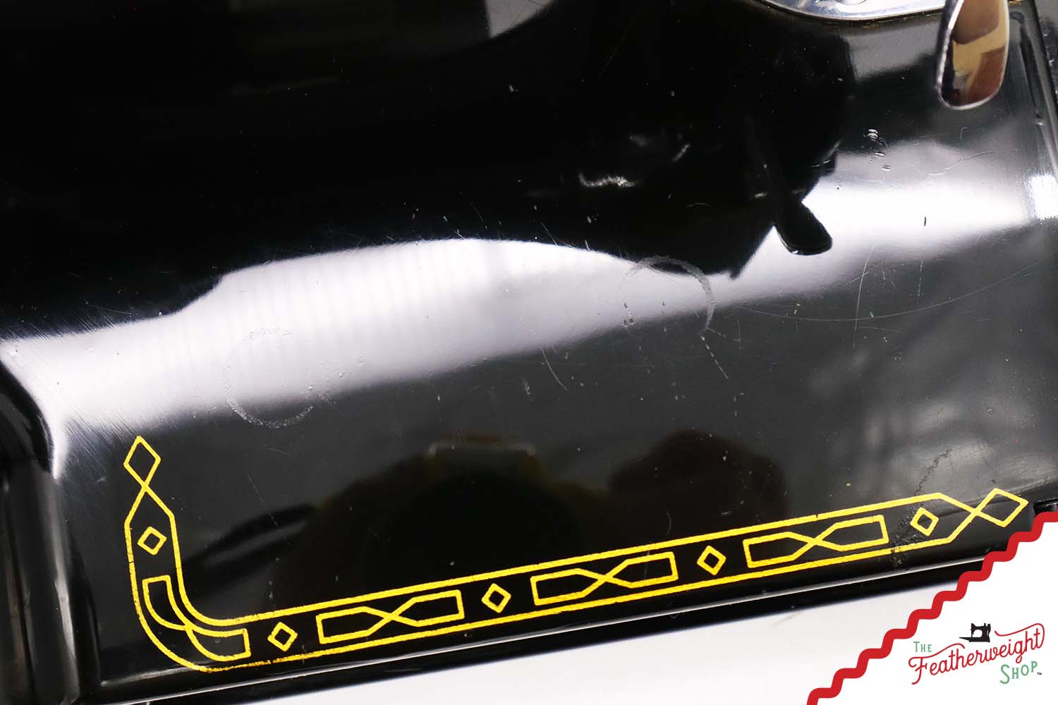 Singer Featherweight 221K Sewing Machine, RED "S" - ES1731**