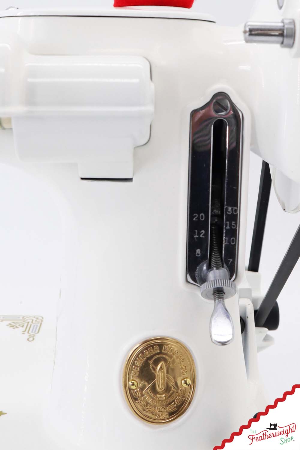 Singer Featherweight 221K - EE45284* - Fully Restored in White