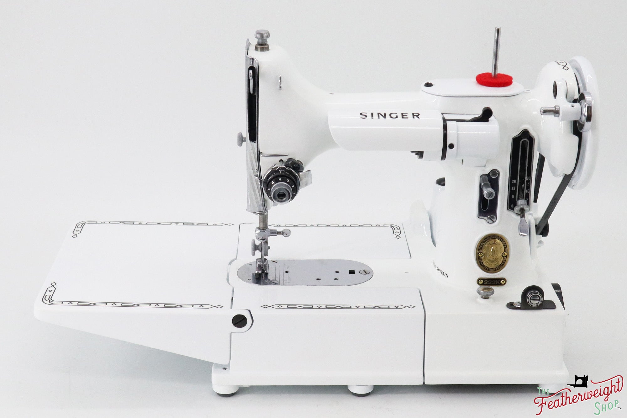 Singer Featherweight 222K - EJ6207** - Fully Restored in White