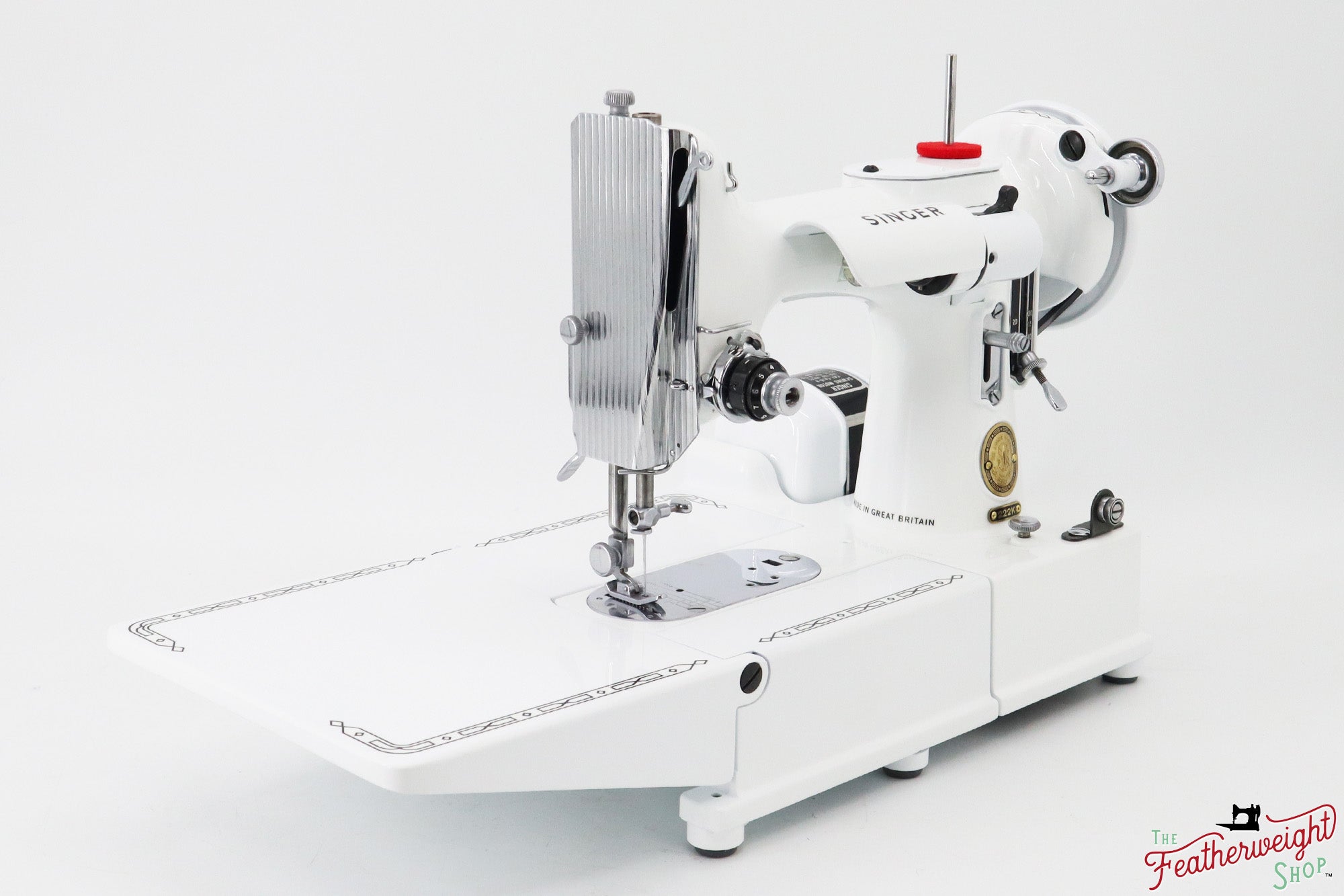 Singer Featherweight 222K - EJ6207** - Fully Restored in White