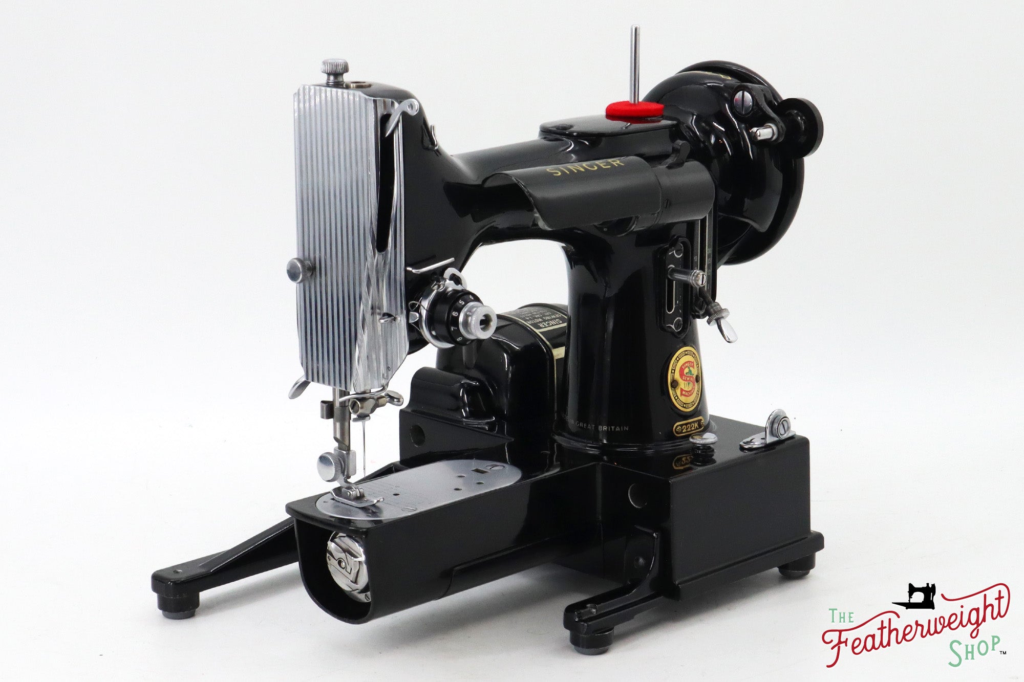 Singer Featherweight 222K Sewing Machine, Red 'S' - ES524*** - 1961