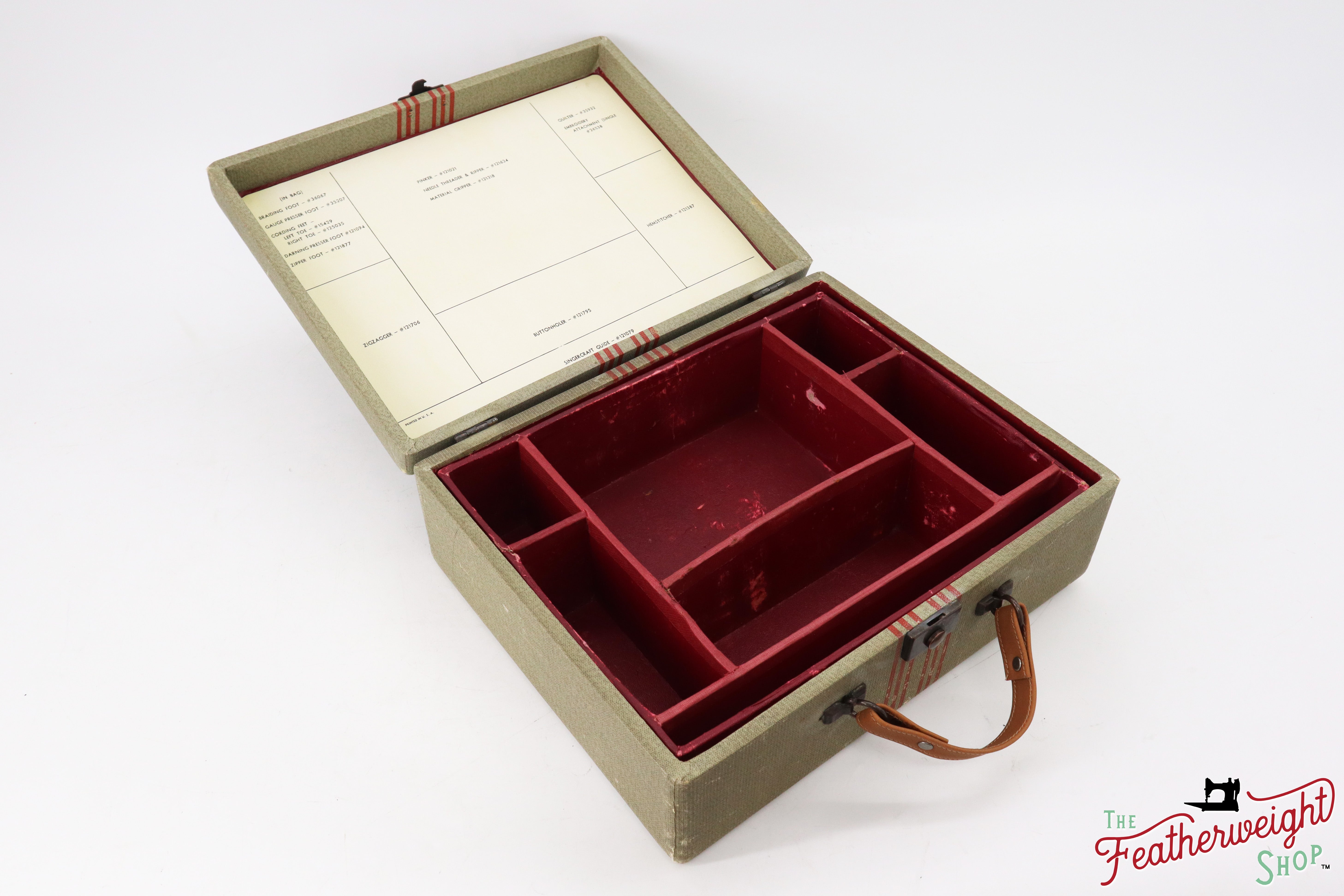 Singer Fashion Aids Attachments Case (Vintage Original) – The