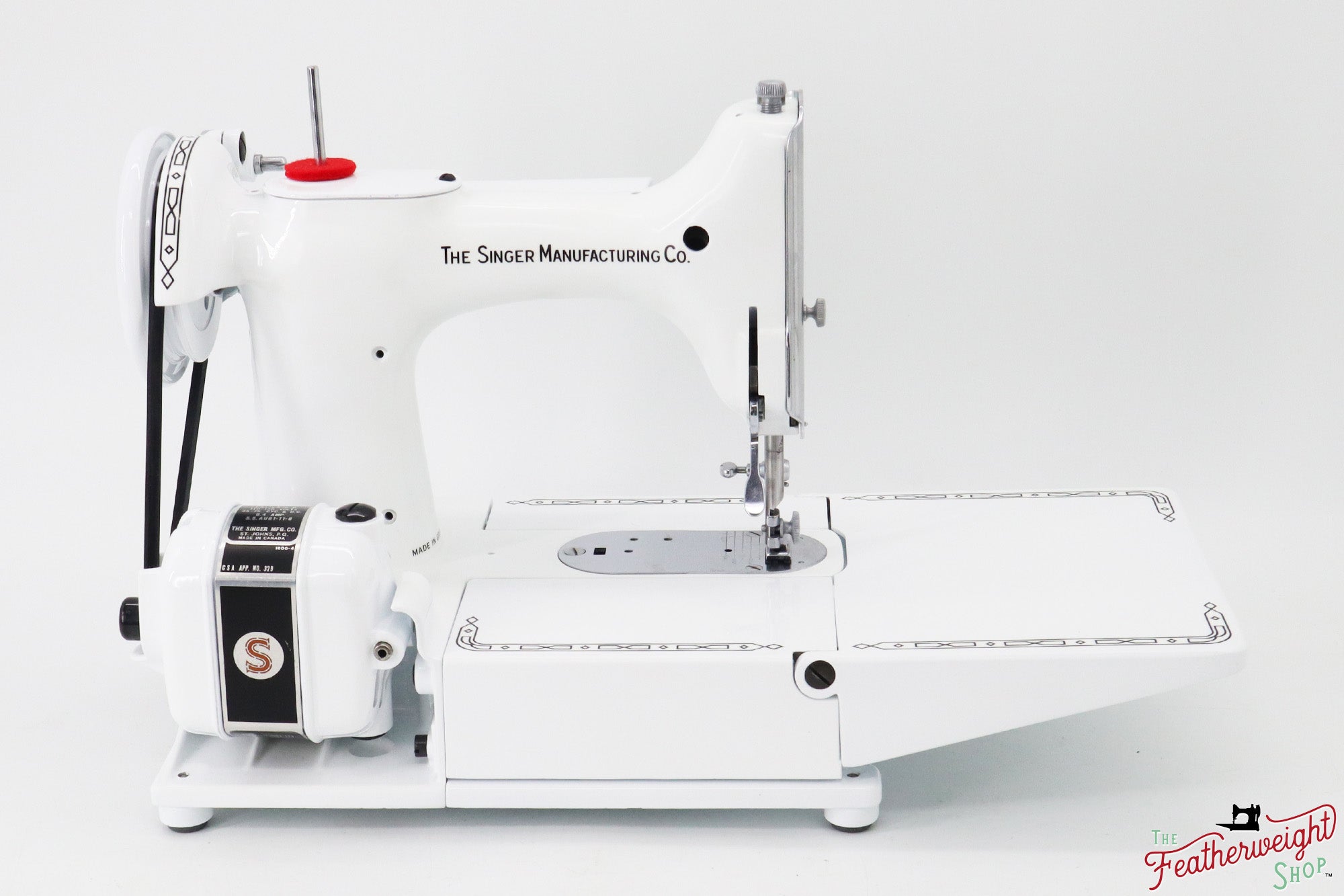 Singer Featherweight 222K - EJ6207** - Fully Restored in White