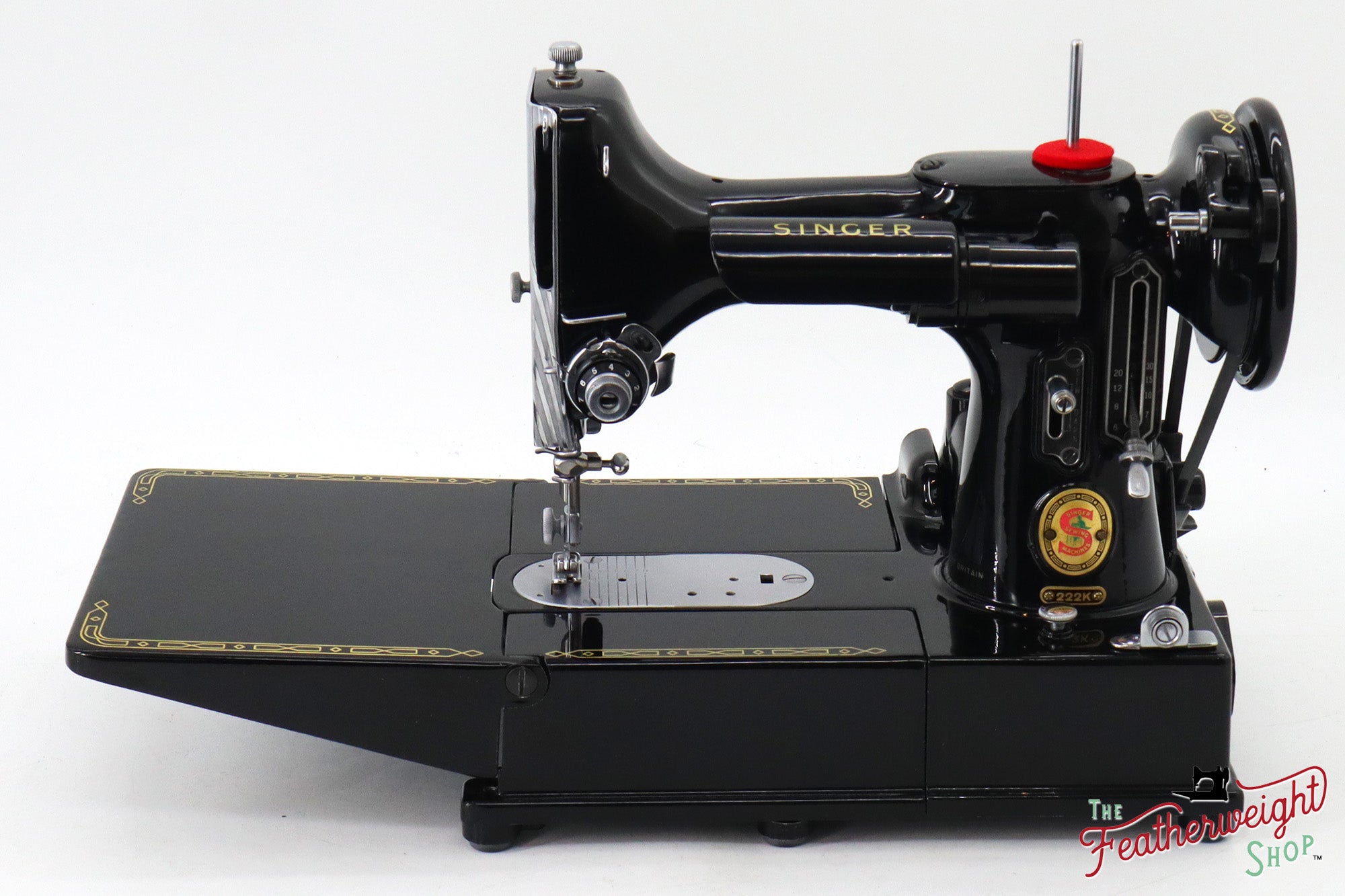 Singer Featherweight 222K Sewing Machine, Red 'S' - ES524*** - 1961