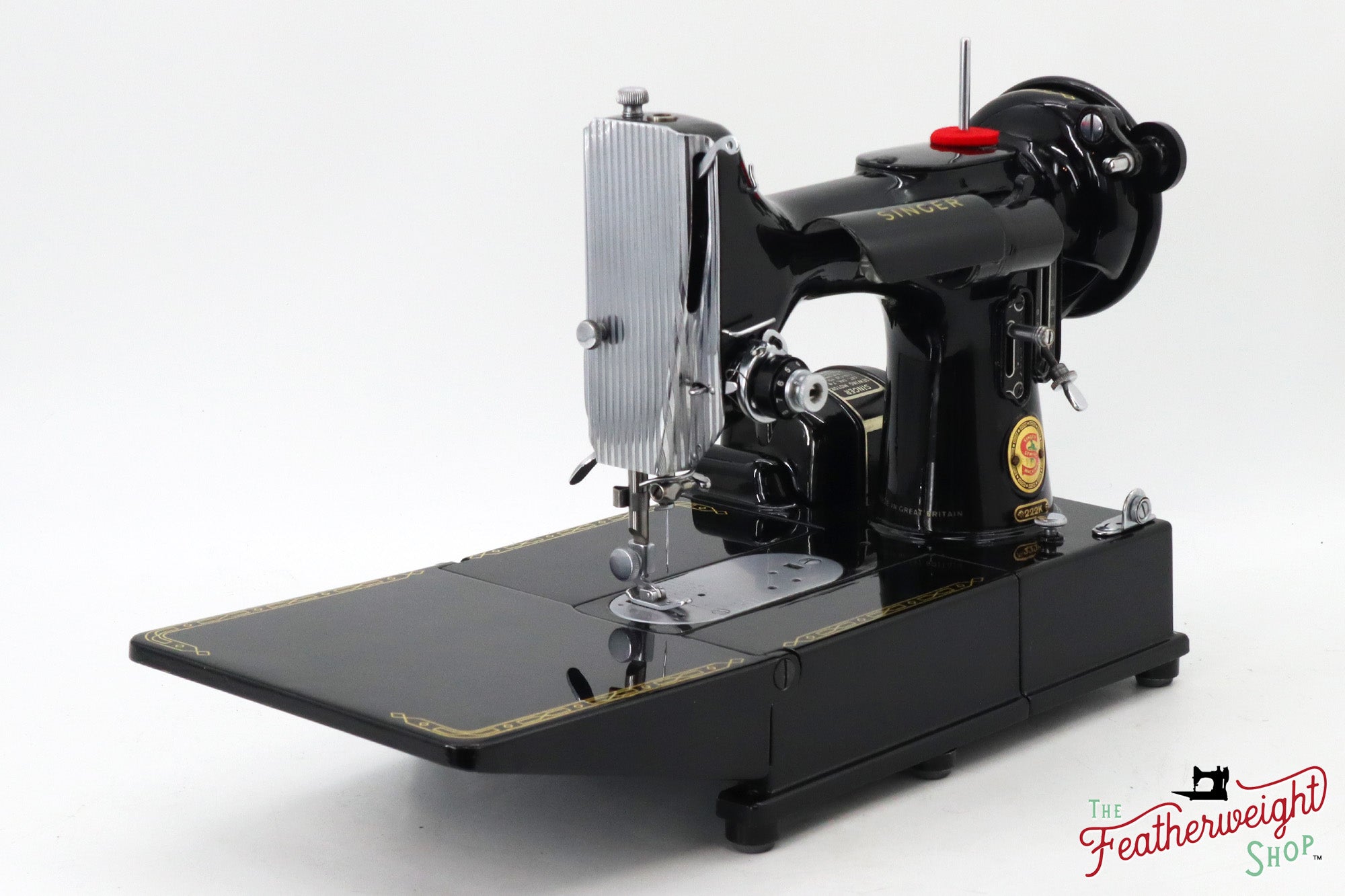 Singer Featherweight 222K Sewing Machine, Red 'S' - ES524*** - 1961