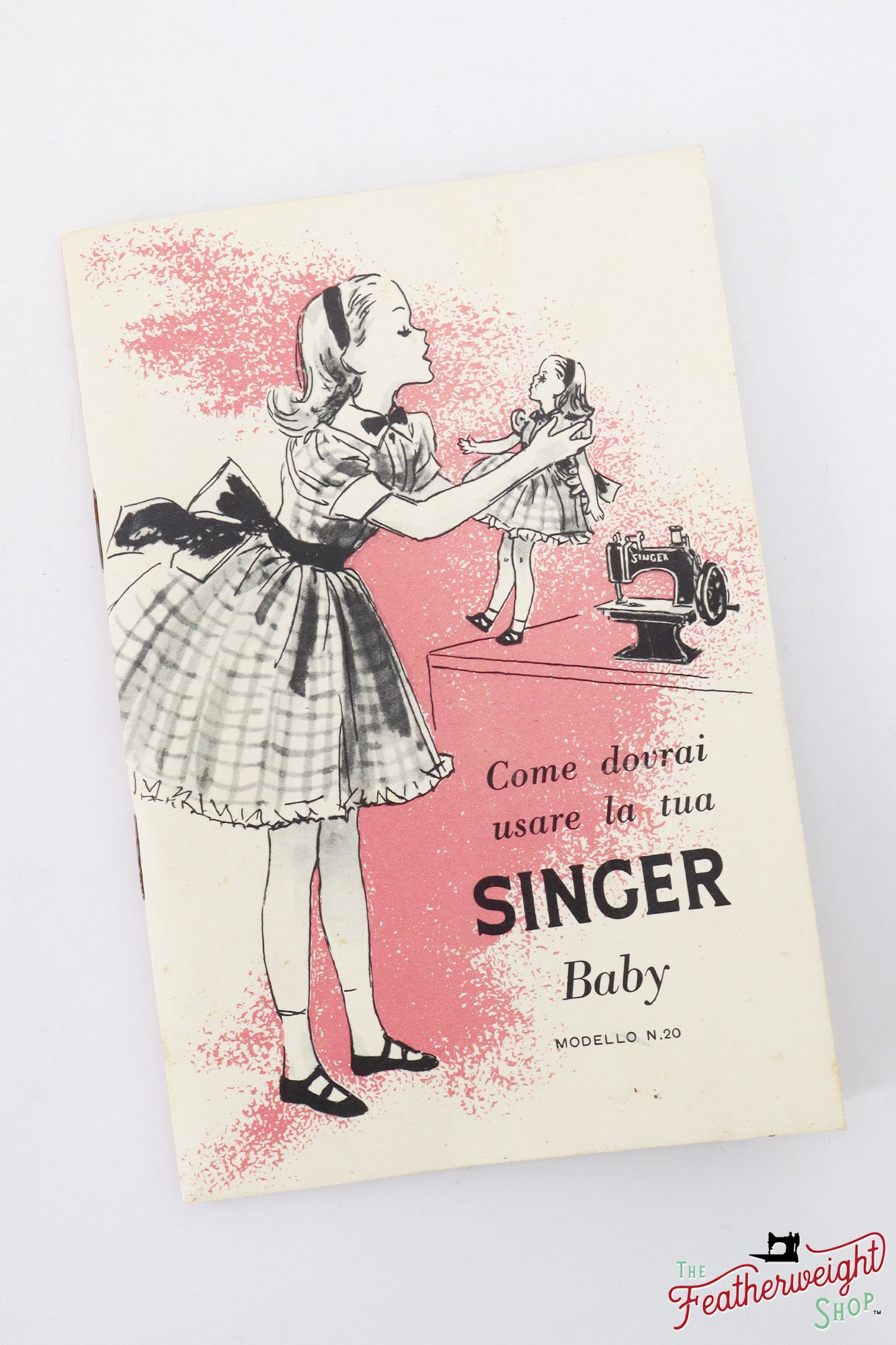 Singer Sewhandy Model 20 - Light Azure - RARE, Complete Italian