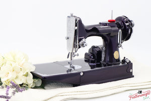 Singer Featherweight 221, AD946*** - Fully Restored in Black Iris