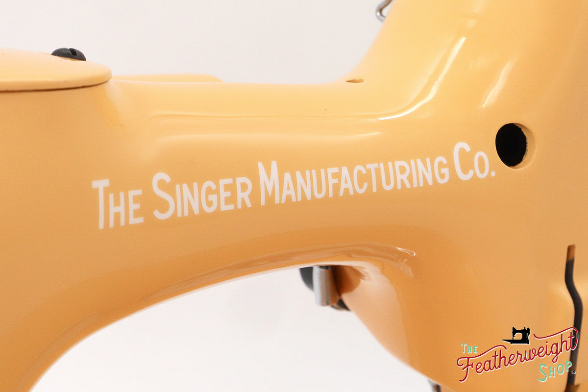 Singer Featherweight 221, AJ569*** - Fully Restored in Dreamcicle