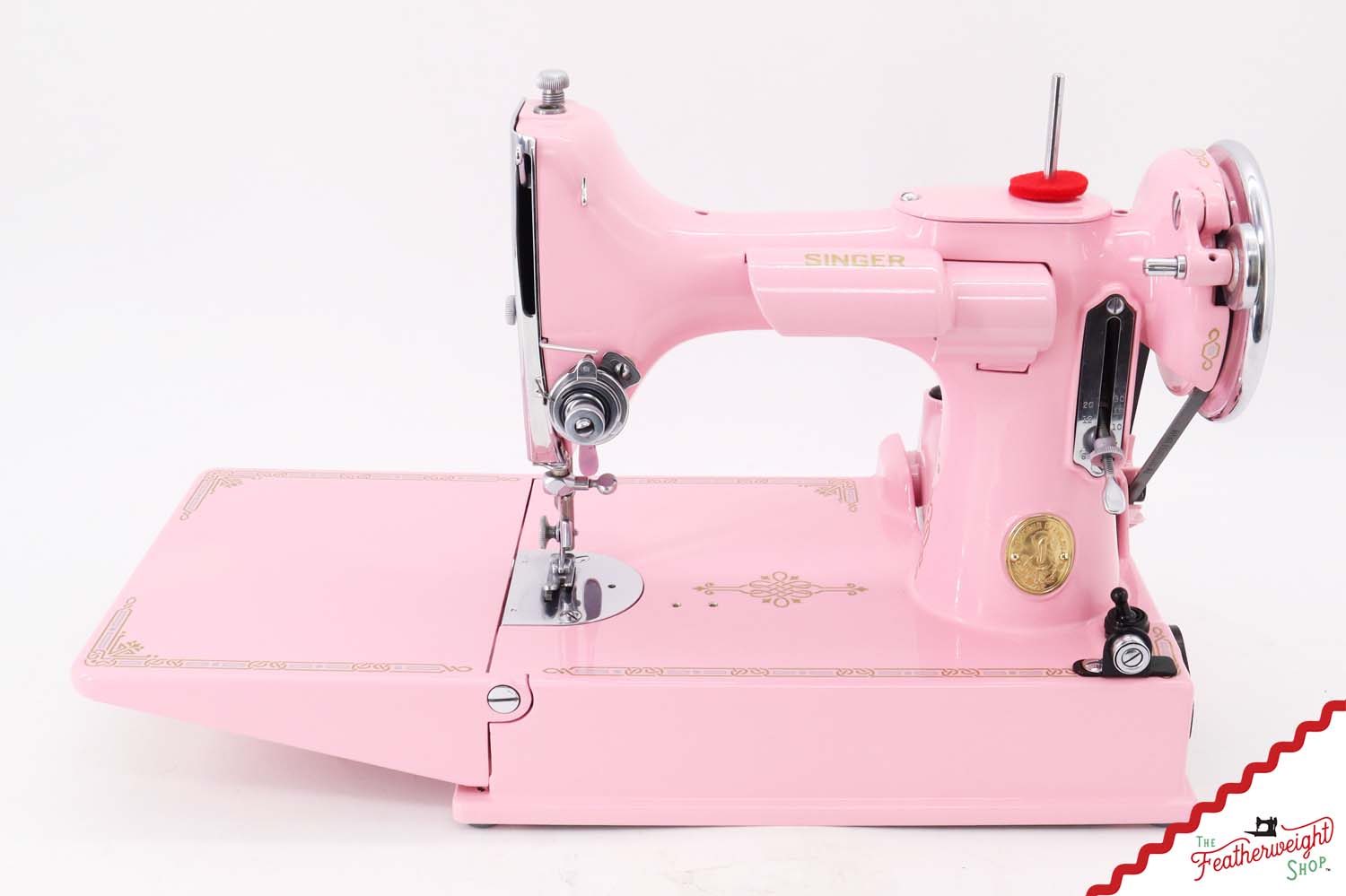 Singer Featherweight 221 AE422*** - Fully Restored in Rosy Posy Pink