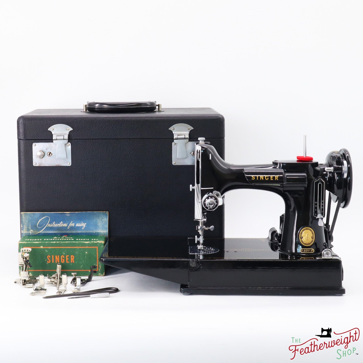Singer Featherweight 221 Sewing Machine, AM388*** - 1956