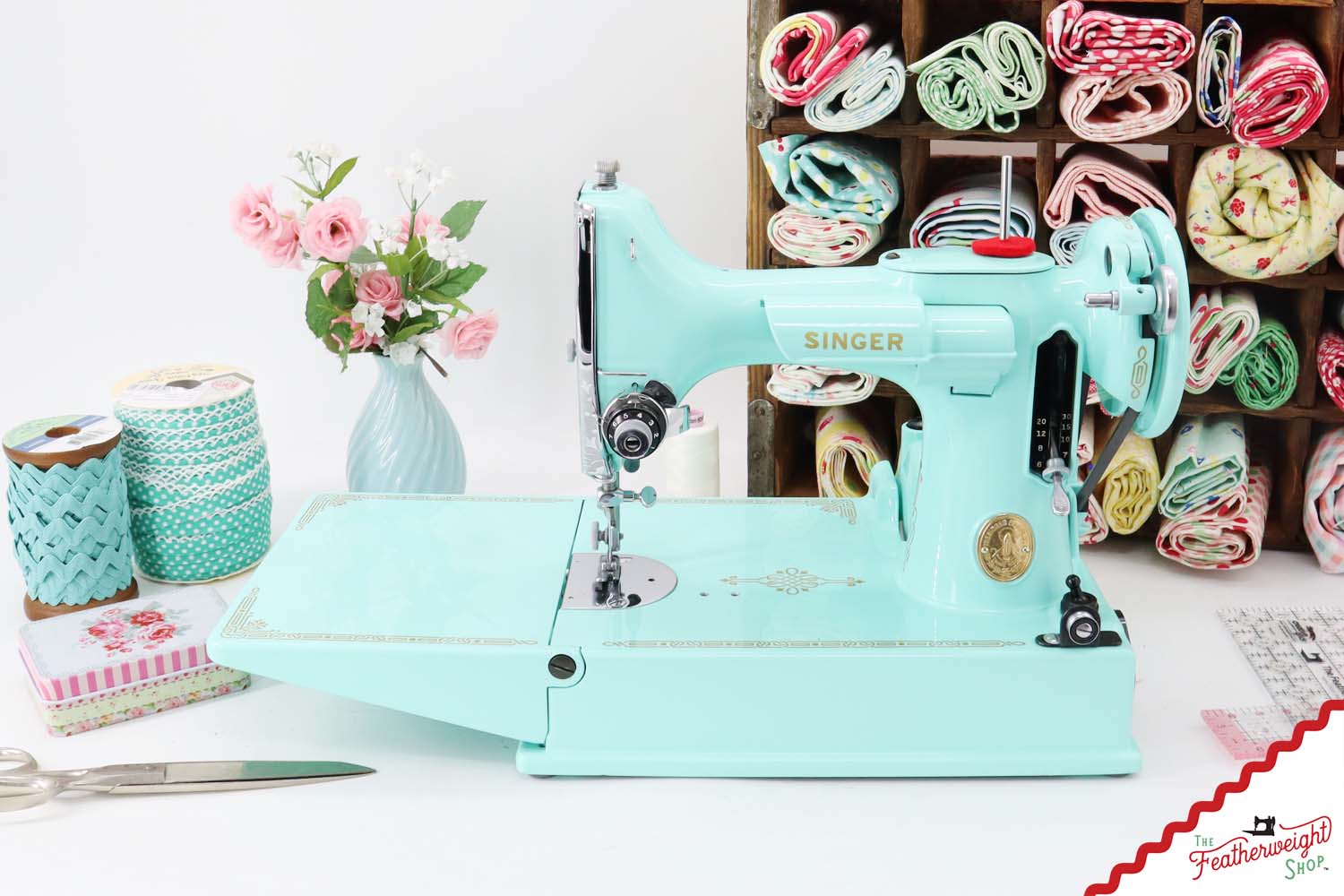 Singer Featherweight 221 AG538*** - Fully Restored in Jenny Blue