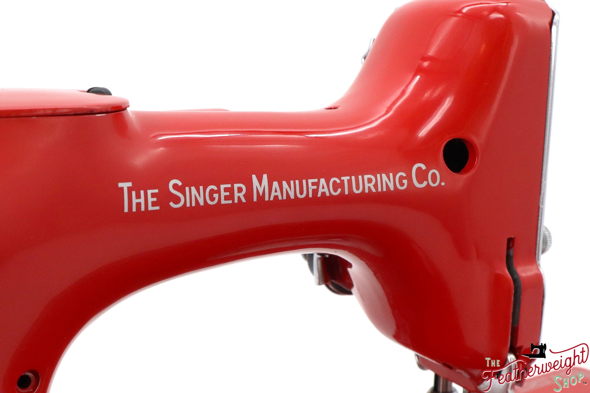 Singer Featherweight 221, AM696*** - Fully Restored in Liberty Red