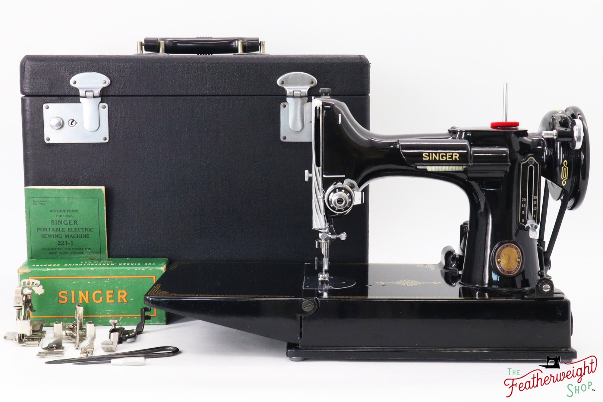 Singer Featherweight 221 Sewing Machine, Centennial: AK422***
