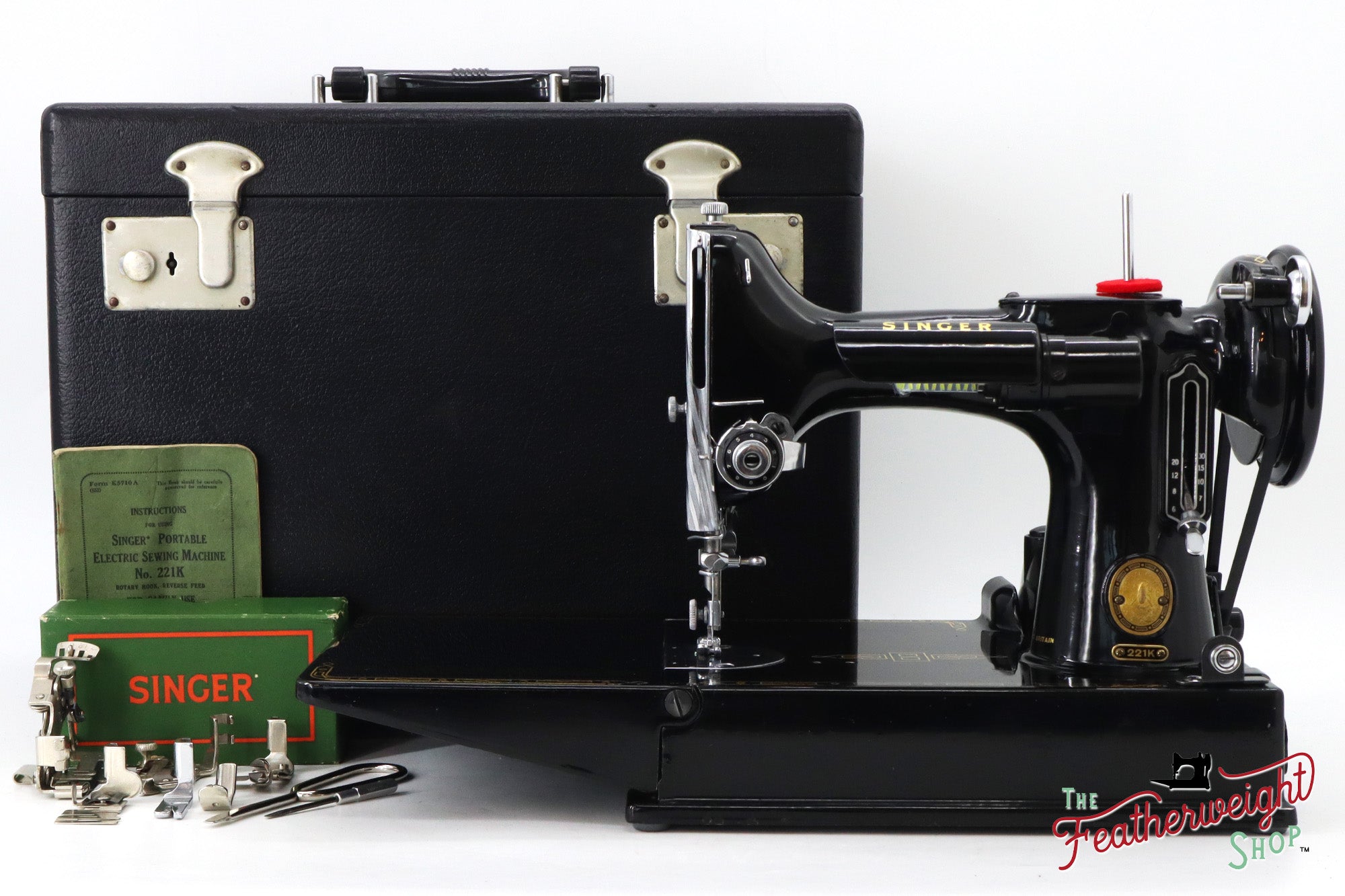 Singer Featherweight 221K Sewing Machine, 1953 - EJ2169**