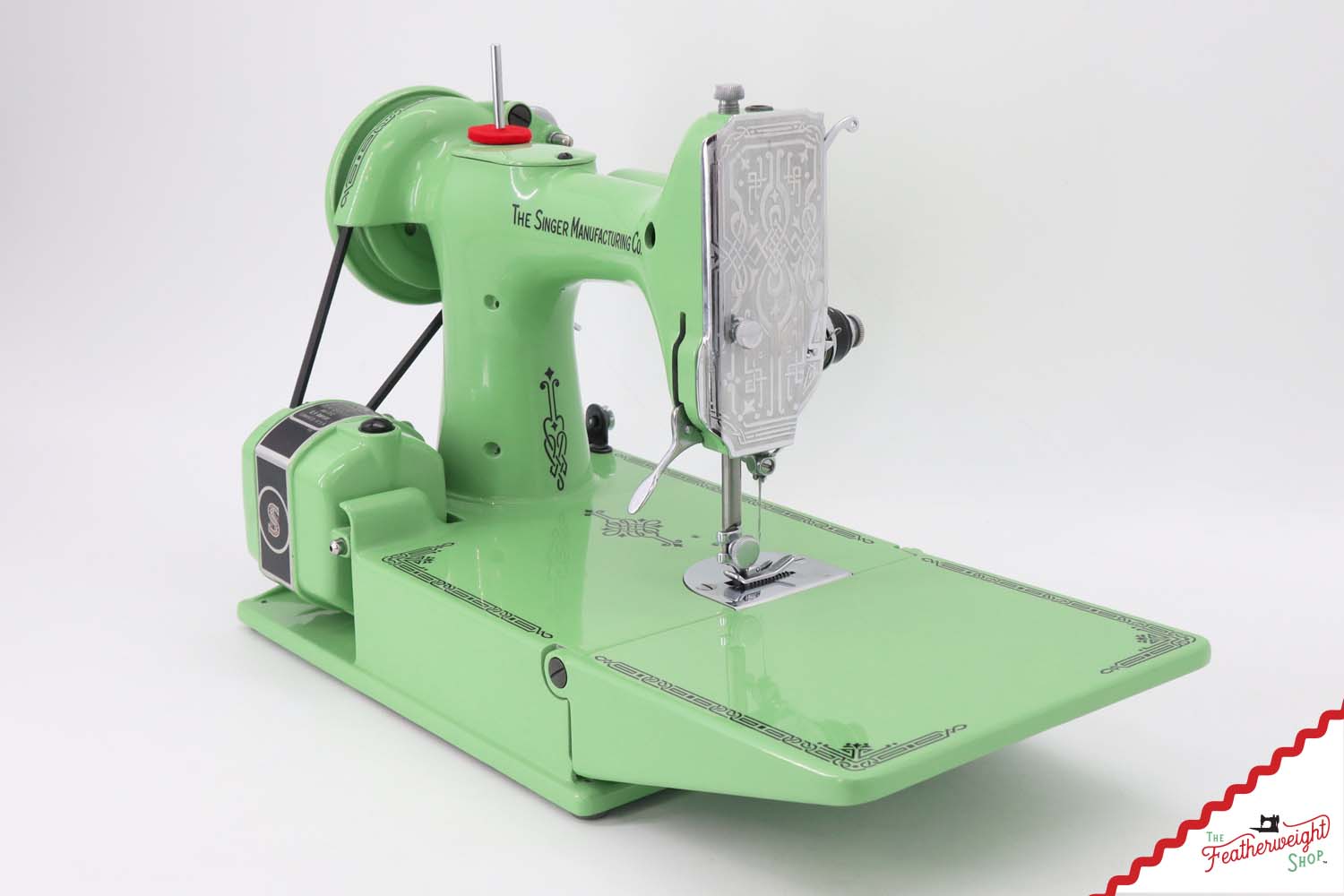 Singer Featherweight 221 AG821*** - Fully Restored in Art Deco Green