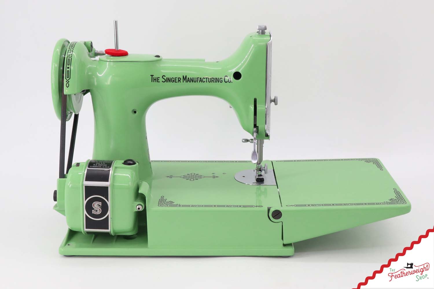 Singer Featherweight 221 AG821*** - Fully Restored in Art Deco Green