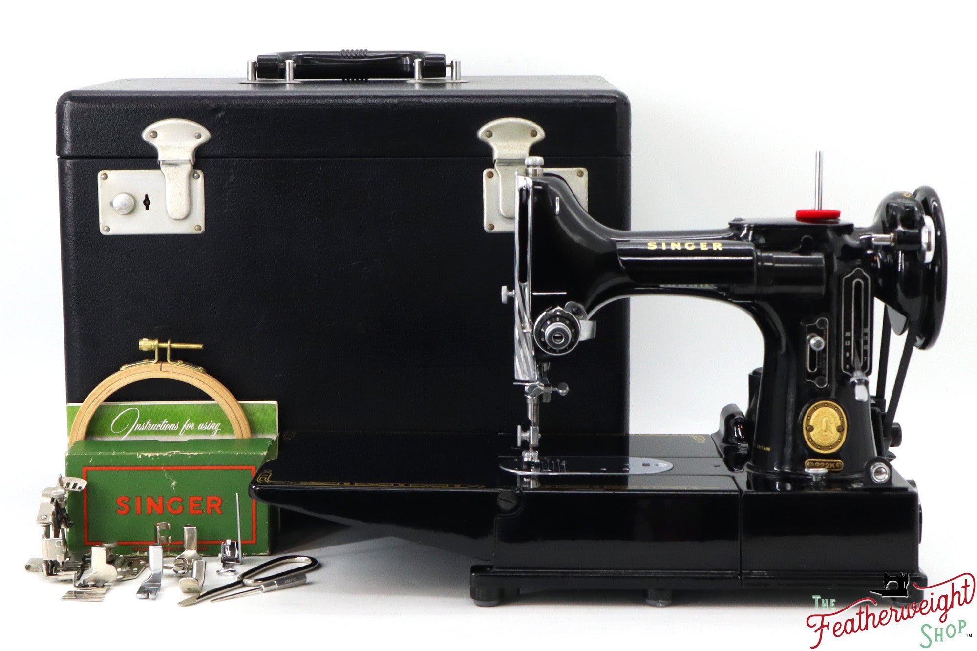 Singer Featherweight 222K Sewing Machine - EK6295**, 1955