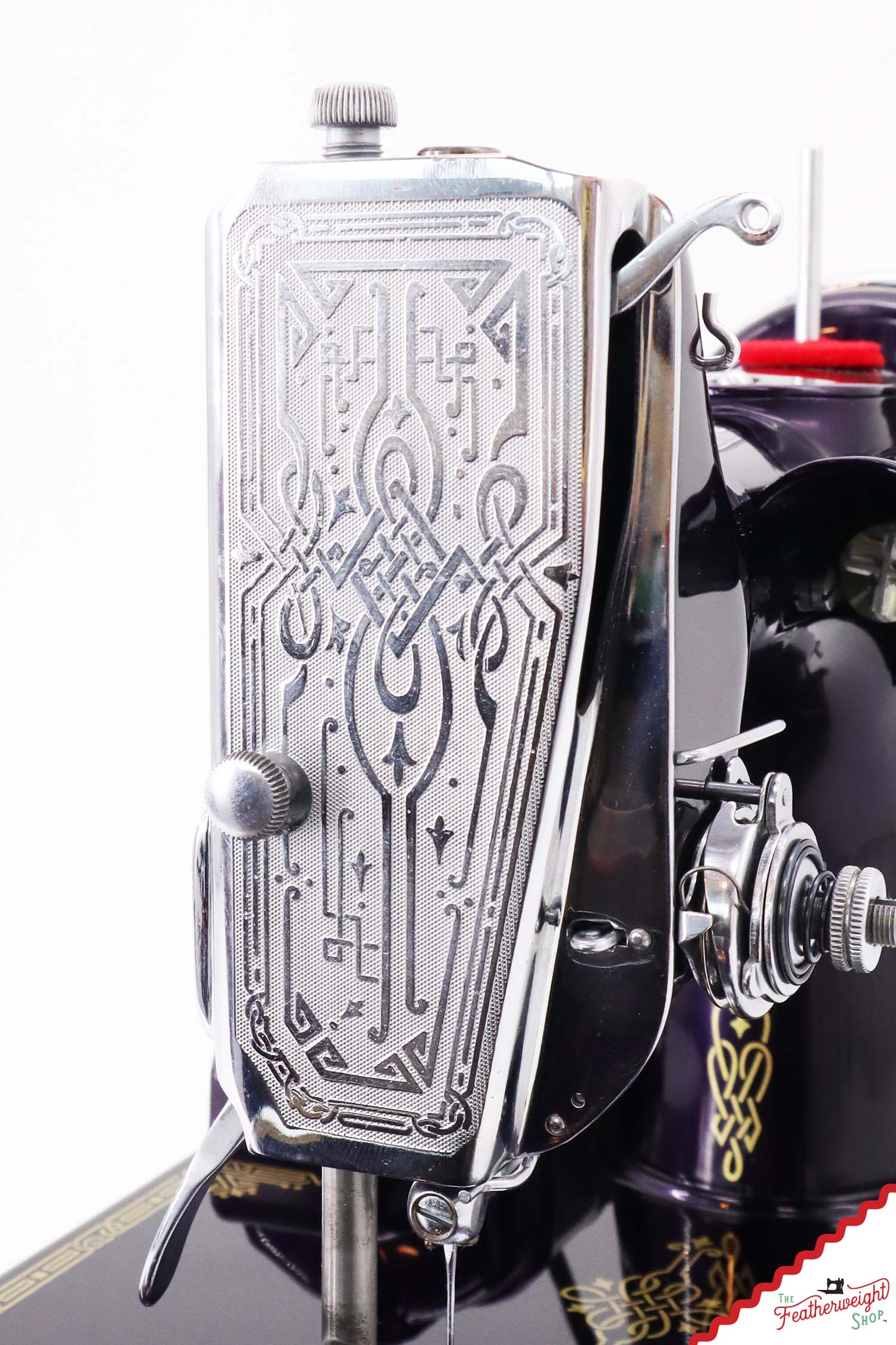 Singer Featherweight 221, AE2147** - Fully Restored in Black Iris