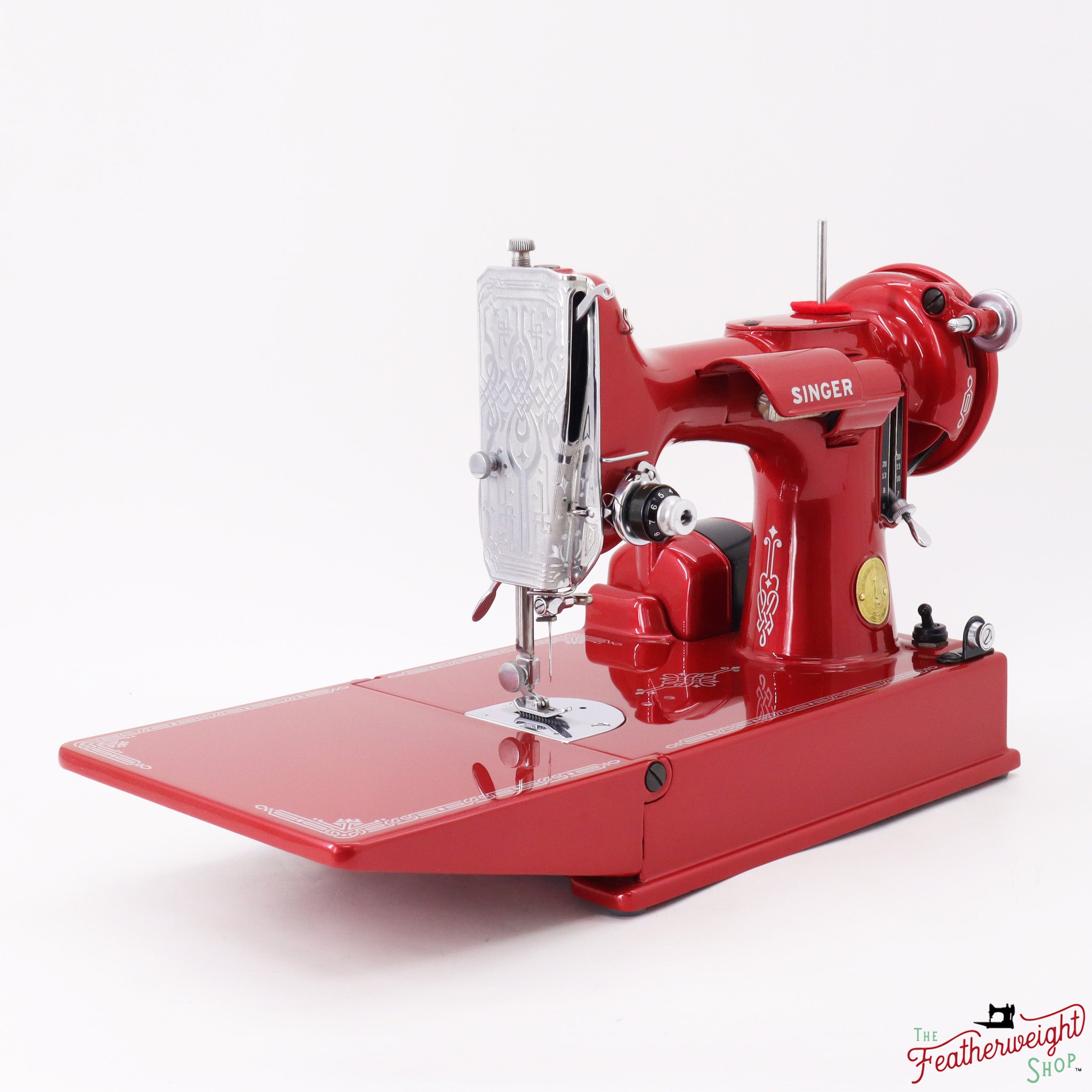 Singer Featherweight 221 AG617*** - Fully Restored in Cany Apple Red