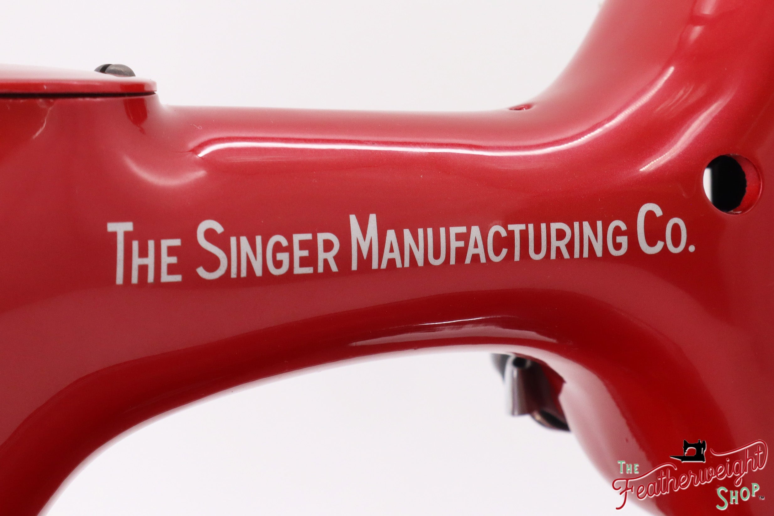 Singer Featherweight 221 AG617*** - Fully Restored in Cany Apple Red