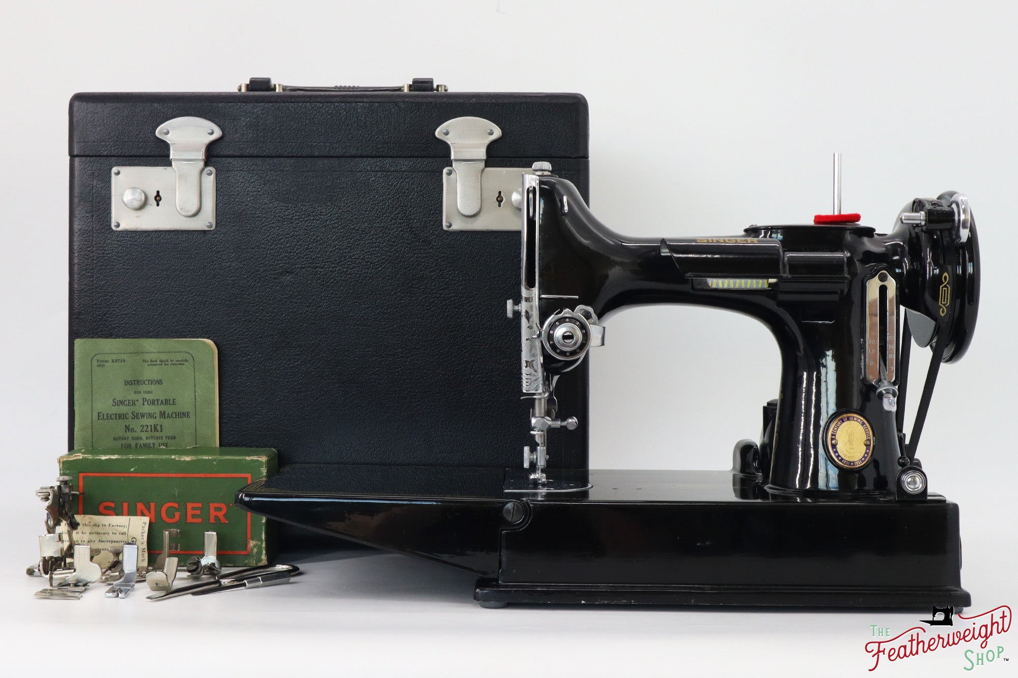 Singer Featherweight 221K Sewing Machine, Centennial: EF6917**