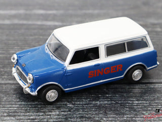 Load image into Gallery viewer, Car, Blue Die-Cast Mini Van - RARE, Singer