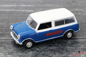 Car, Blue Die-Cast Mini Van - RARE, Singer