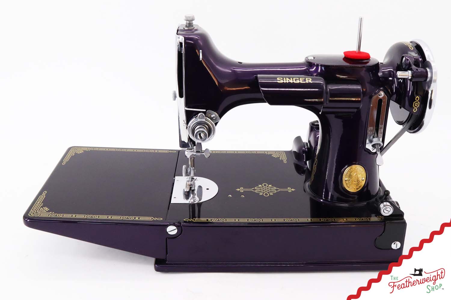Singer Featherweight 221, AE0607** - Fully Restored in Black Iris